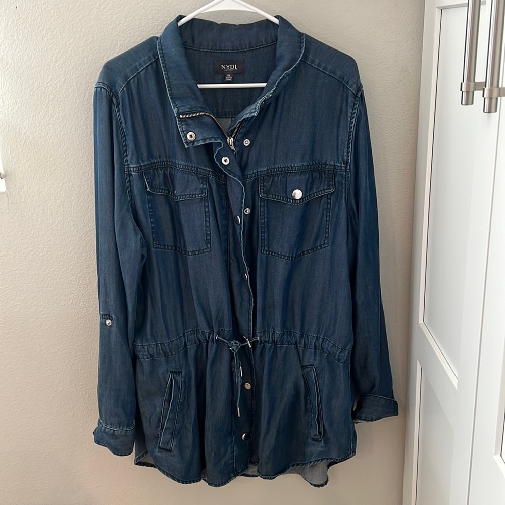 NYDJ denim style jacket size xl